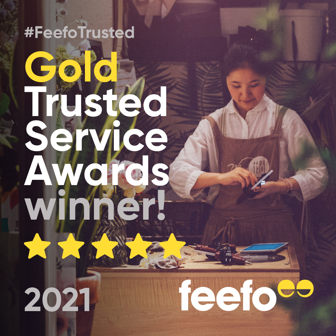 Feefo Gold Trusted Reward